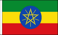 Ethiopia Hand Waving Flags
